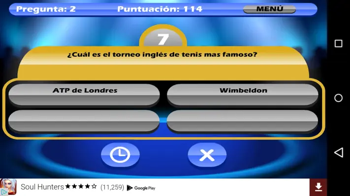 Quiz Millonario android App screenshot 2