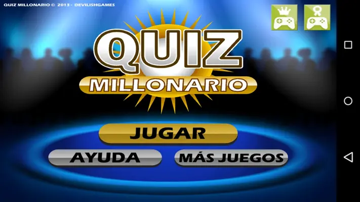 Quiz Millonario android App screenshot 3